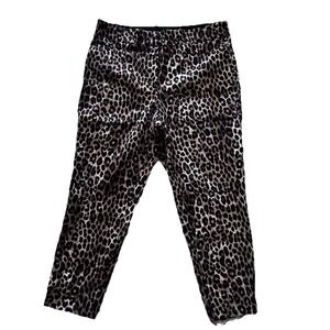 Michael Kors Women's Skinny Animal‎ Print Grunge Pants, Size 16W, NWOT